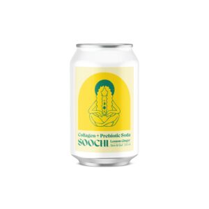 Soochi Drinks - Collagen + Prebiotic Soda- Lemon Ginger